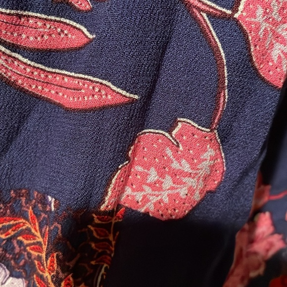 Floral Sleeveless Dress - Red and Purple by Sofia Vergara - Picture 4 of 5